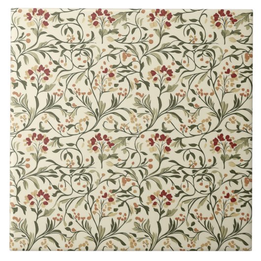 Carreau William Morris Motif (Devant)