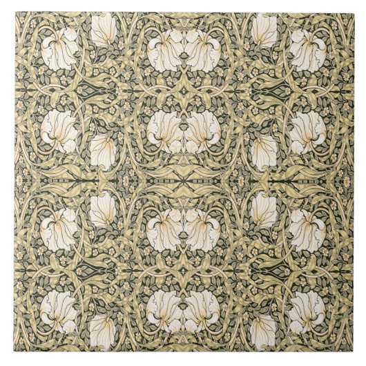 Carreau William Morris Pimpernel Beige (Devant)
