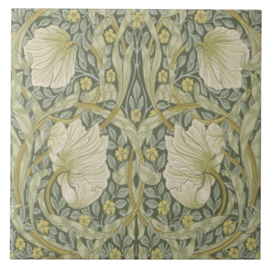 Carreau William Morris Pimpernel Conception répétée (Devant)