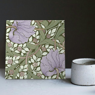 Carreau William Morris Pimpernel Motif Céramique Vintage T