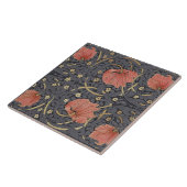 Carreau William Morris Pimpernel Motif sans fil (Côté)