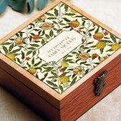 Carreau William Morris Pomegranate Lemons Motif Vintage