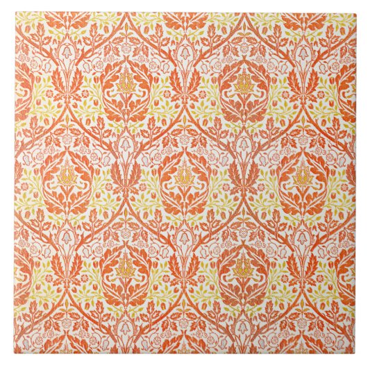 Carreau William Morris, Rameau d'or, (Devant)