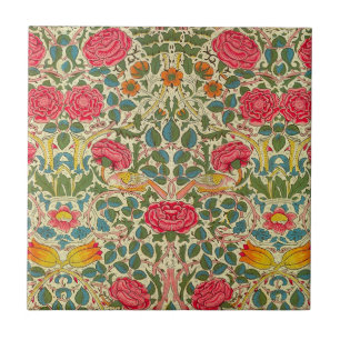 Carreau William Morris Rose Floral Chintz rose