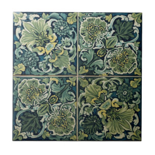 Carreau William Morris Seaweed Art nouveau floral vintage