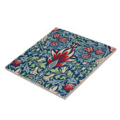 Carreau William Morris Snakeshead Fritillaire Floral Desig (Côté)
