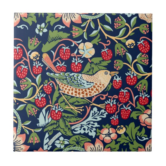 Carreau William Morris Strawberry Thief (Devant)
