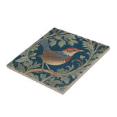 Carreau William Morris style Face droite Wren Bird (Côté)