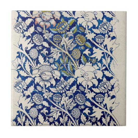 Carreau William Morris Style Retro Custom Home Tile  (Devant)