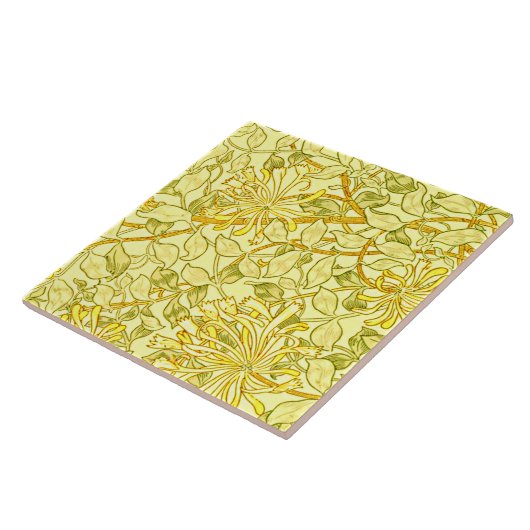 Carreau William Morris - Succès de miel en jaune (Côté)