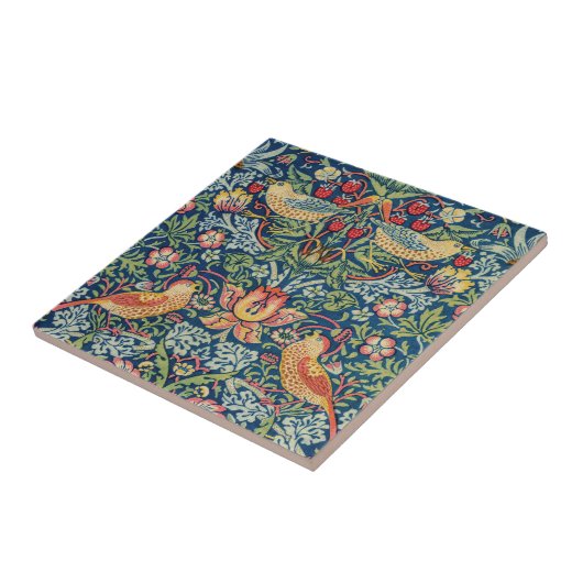 Carreau William Morris - Thief aux fraises (Côté)