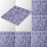 Carreau William Morris Vintage Bird & Anemone Motif<br><div class="desc">Il s'agit d'une numériquement impression améliorée dérivée d'un dessin d'oiseaux anciens et d'un motif anémone de William Morris. William Morris était un poète de l'époque victorienne, romancier, designer textile et une figure importante du British Arts and Crafts Movement. Ses créations avaient une esthétique d'inspiration médiévale et le respect de l'artisanat...</div>