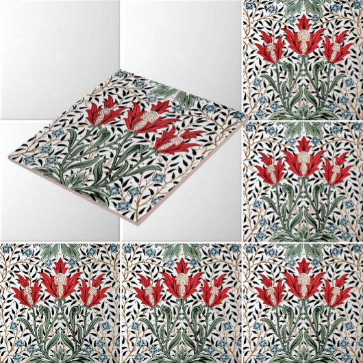 Carreau William Morris Vintage Bourne Motif