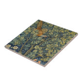 Carreau William Morris Vintage Faisan Écureuil Fleur (Côté)