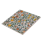 Carreau William Morris Vintage Fruit Grenade Blanc (Côté)