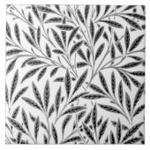 Carreau William Morris Willow Motif, gris / gris & blanc (Devant)