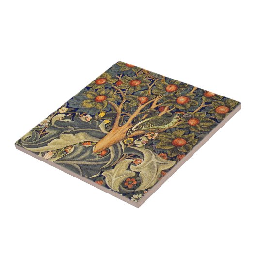 Carreau William Morris Woodpecker Pré-Raphaelite (Côté)
