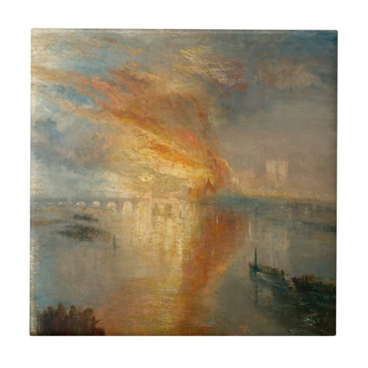 Carreau William Turner - L'incendie du Parlement (Devant)