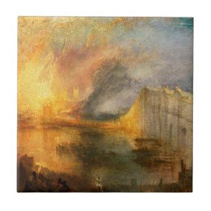 Carreau William Turner - L'incendie du Parlement
