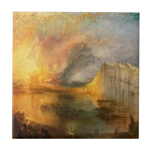 Carreau William Turner - L'incendie du Parlement (Devant)