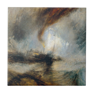 Carreau William Turner - Tempête de neige