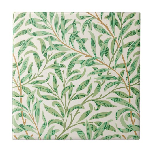 Carreau Willow Motif, William Morris Carrelage céramique (Devant)