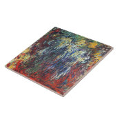 Carreau Willow pleuvoir à Giverny (par Claude Monet) (Côté)