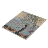 Carreau Willow Tree by the Lake (Paysage suisse) (Côté)