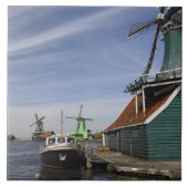 Carreau Windmill, Zaanse Schans, Hollande, Pays-Bas (Devant)