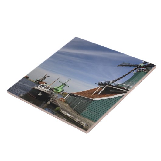 Carreau Windmill, Zaanse Schans, Hollande, Pays-Bas (Côté)