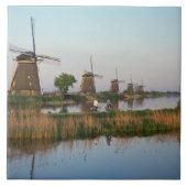 Carreau Windmills, Kinderdijk, Pays-Bas (Devant)
