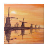 Carreau Windmills Sunset (Devant)