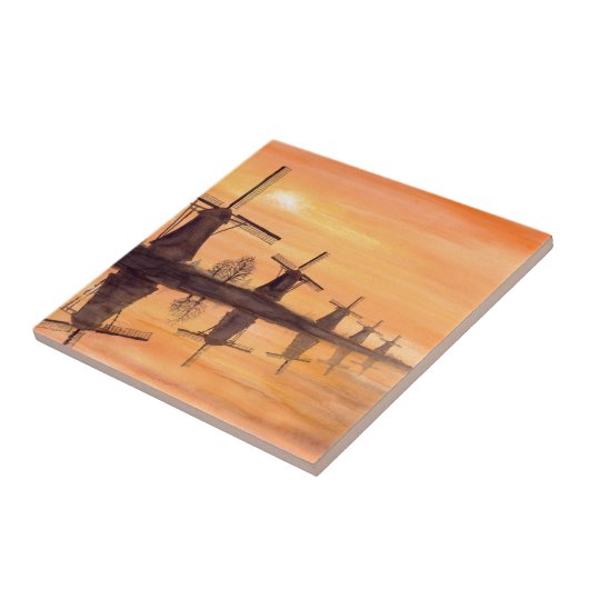 Carreau Windmills Sunset (Côté)