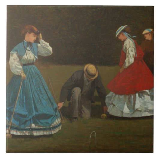 Carreau Winslow Homer - Croquet Scene (Devant)