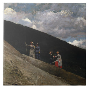 Carreau Winslow Homer - Dans les montagnes