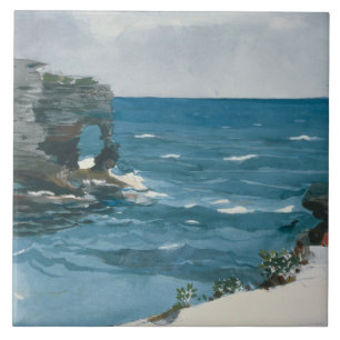 Carreau Winslow Homer - Rocky Shore, Bermudes