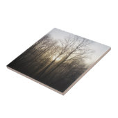 Carreau Winter Fog Sunrise Nature Photographie (Côté)