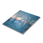 Carreau Winter Sunlight Through Frosted Ice Crystals Glass (Côté)