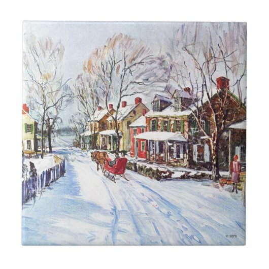 Carreau Winter Wonderland (Devant)