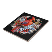 Carreau Winter Wonderland Red Cardinal (Côté)