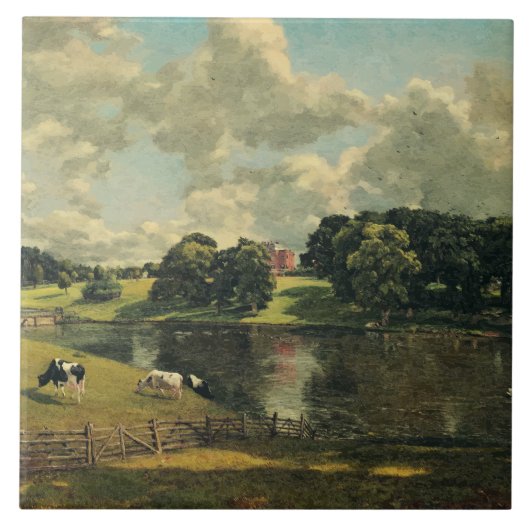 Carreau Wivenhoe Park par John Constable (Devant)