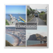 Carreau WLS006 LLANDUDNO, Pays de Galles, (Devant)