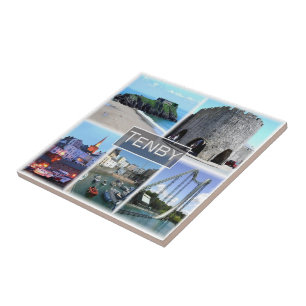 Carreau WLS007 TENBY, Wales, Europe,