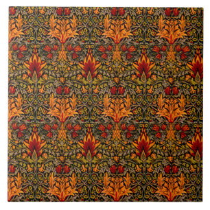 Carreau Wm. Morris a saturé