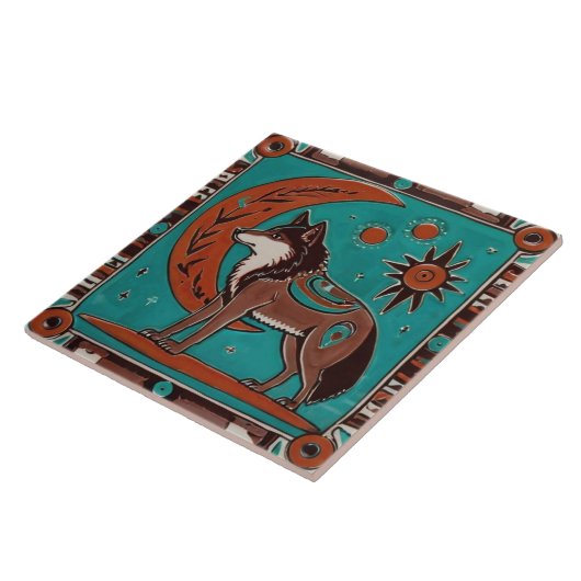 Carreau Wolf Sud-Ouest Amérindien Sud-Ouest (Côté)