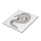 Carreau Wolfdragon noir et blanc Design (Côté)