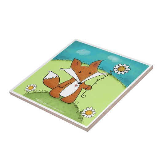 Carreau Woodland Fox Little Love for You (Côté)