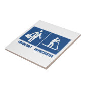 Carreau Work Is Important, Standup Paddling Is Importateur (Côté)