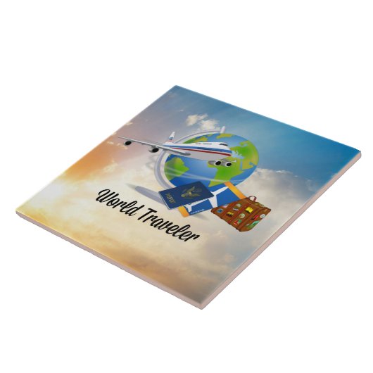 Carreau World Traveller, design populaire (Côté)