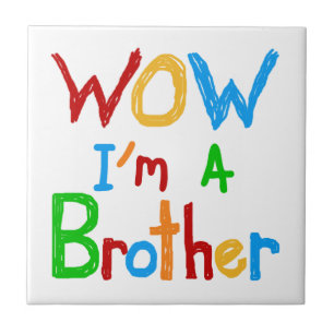 Carreau WOW Je suis un Frère T-shirts et GIfts